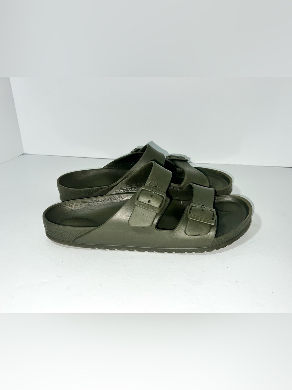 Birkenstock Arizona EVA Olive Green Waterproof Slide Sandals Size 44
